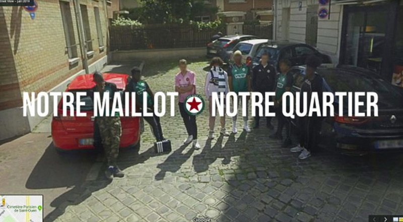Les nouveaux maillots du Red Star se cachent sur Google Street View