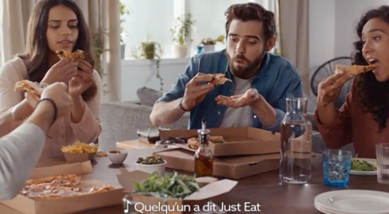 Musique de la pub Just Eat 2019