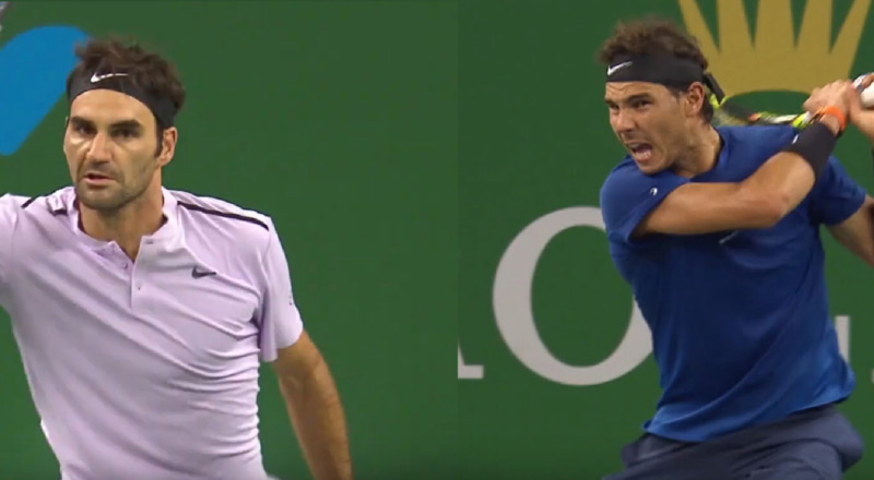 Federer-Nadal : un incroyable échange de 15 minutes