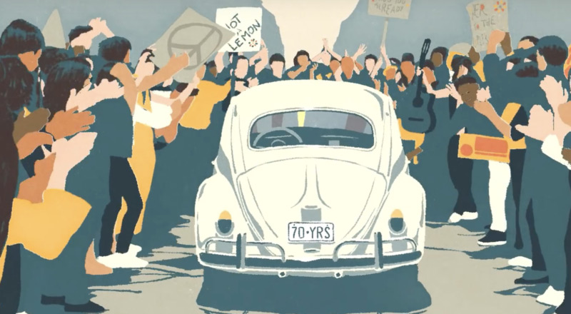 Volkswagen dit adieu à la Coccinelle dans un film d&rsquo;animation touchant