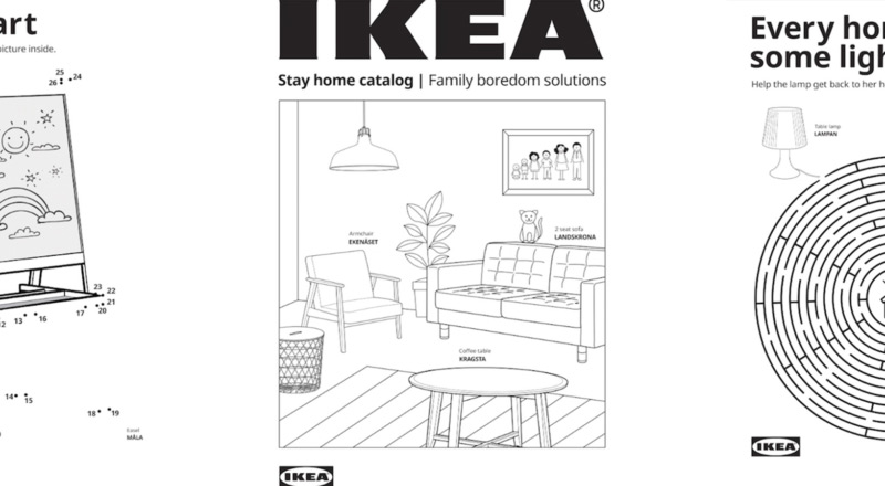 IKEA présente son catalogue de jeux pour le confinement 