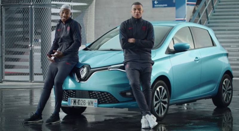 Musique de la pub Renault Zoe 2020 : Mbappé et Kimpembe PSG