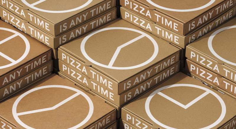Cette boite à pizza s’adapte à son heure de commande