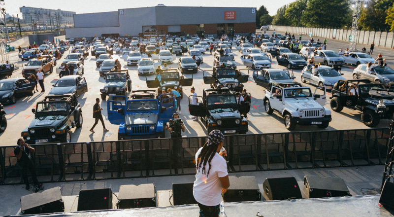 RADAR, le premier concert de rap en drive-in a eu lieu à Paris