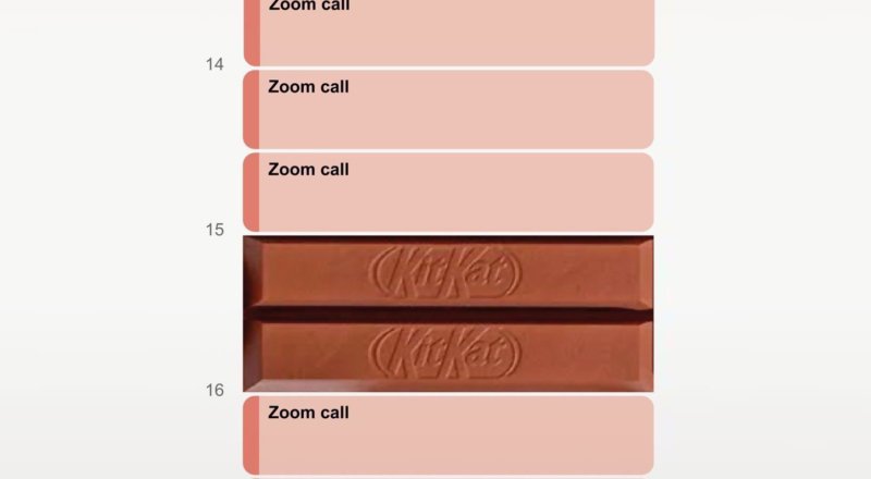 Kit Kat vous offre une pause entre deux réunions Zoom