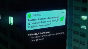 Duolingo invente la notification la plus intrusive au monde