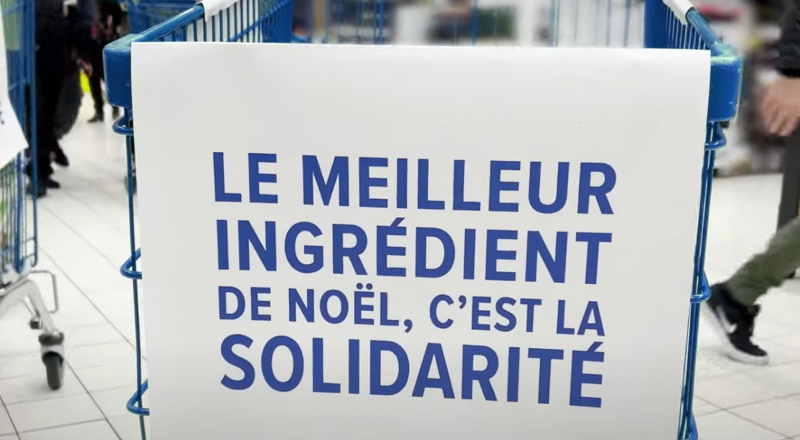 Pour Noël, Carrefour lutte contre la précarité alimentaire