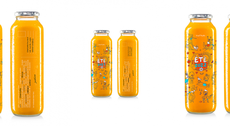 True Fruits transforme ses bouteilles en cartes postales