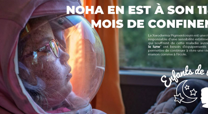 Les masques, ce n’est pas une histoire de Covid pour les Enfants de la Lune