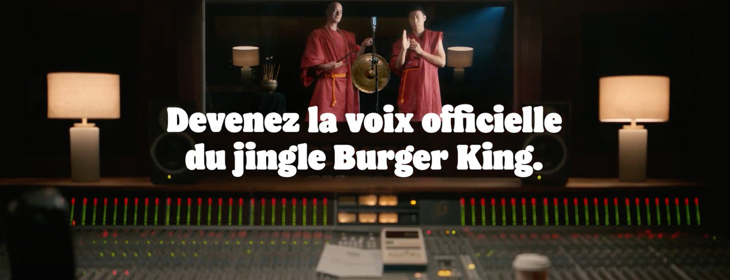 Devenez la voix du jingle Burger King La Réclame
