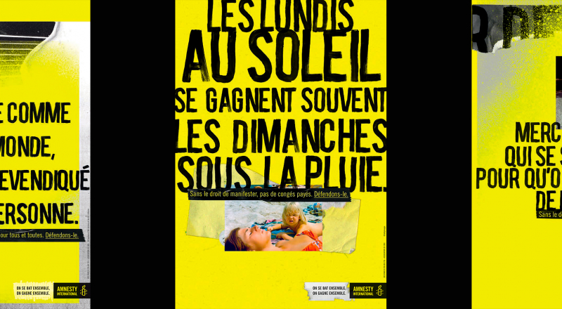 Amnesty International nous rappelle que nos droits n’ont pas toujours existé