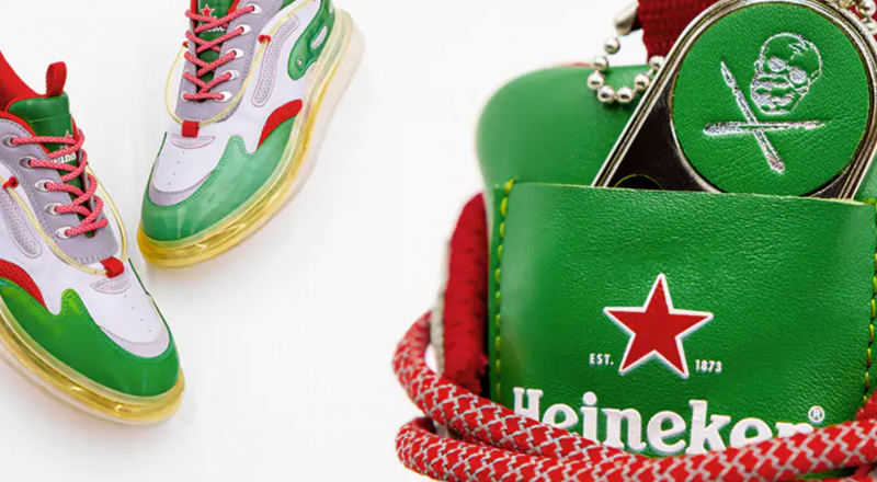 Heineken lance des sneakers avec de la bière à l’intérieur