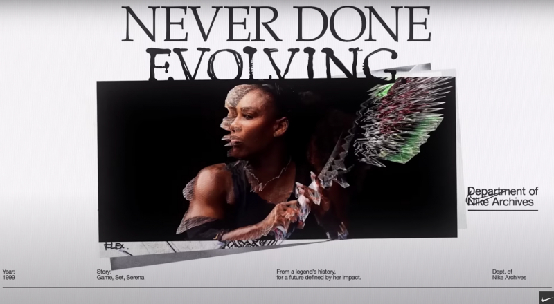 Nike : Une IA défie Serena Williams de battre… Serena Williams