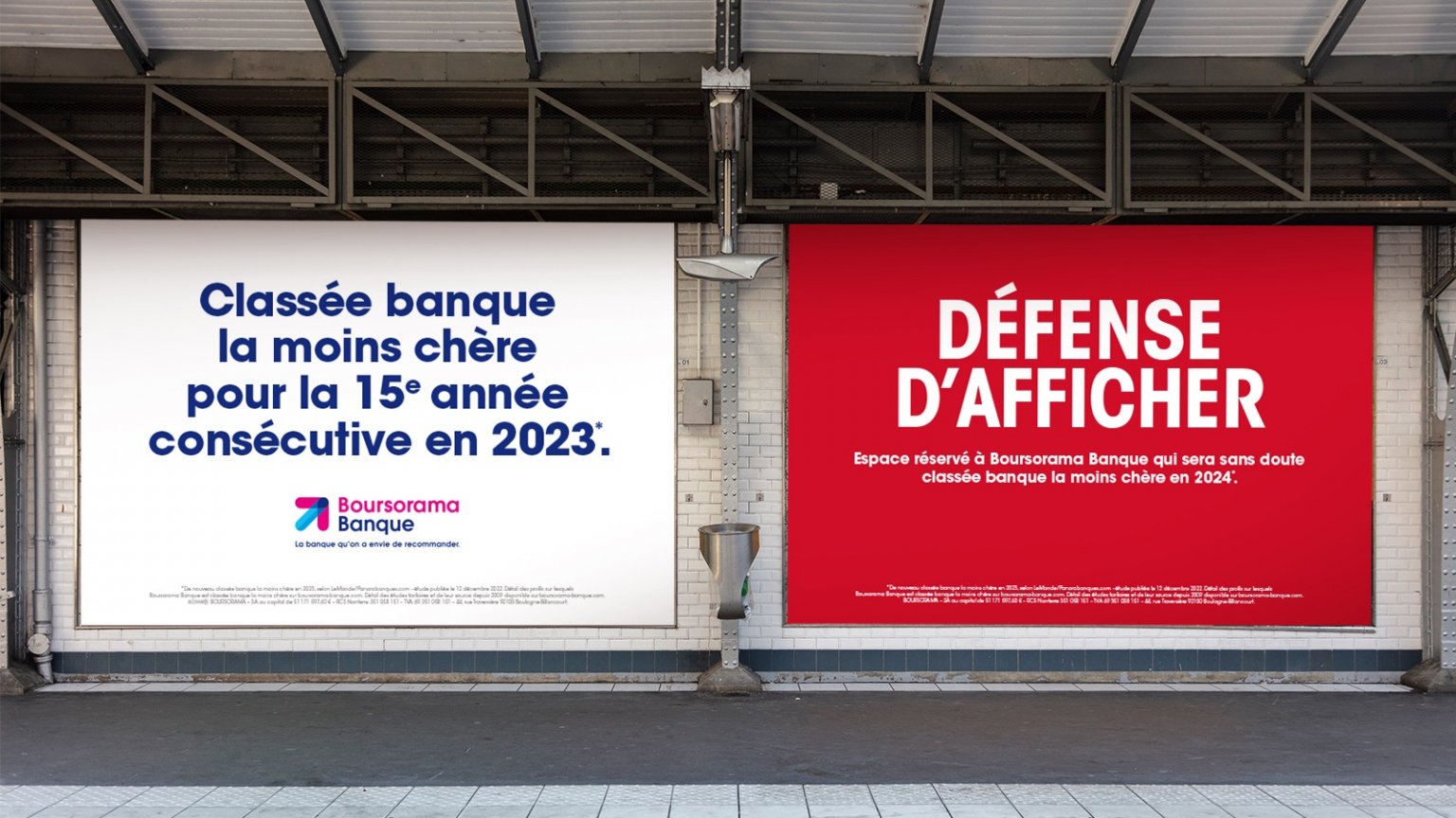 Défense D’afficher : Boursorama A Réservé Son Espace Pour 2024 – La Réclame