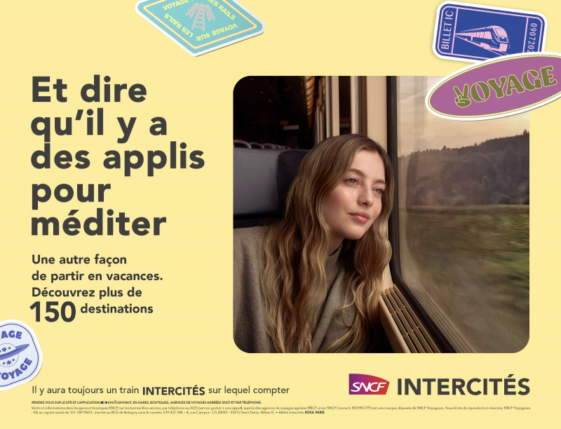 SNCF Intercités nous remémore les plaisirs des voyages en train La