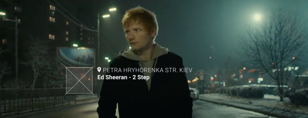 Ce Clip Ded Sheeran A été Tourné En Ukraine La Croix Rouge En Fait Disparaitre Les Images La 3383