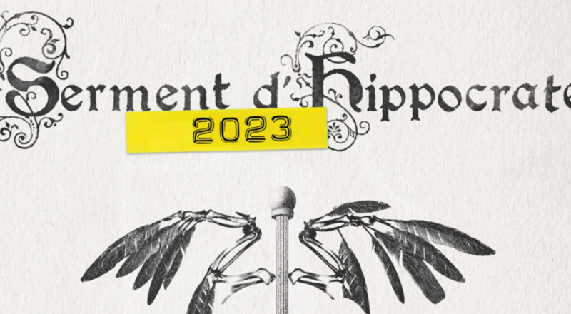 Les internes adaptent le serment d’Hippocrate aux conditions catastrophiques de 2023