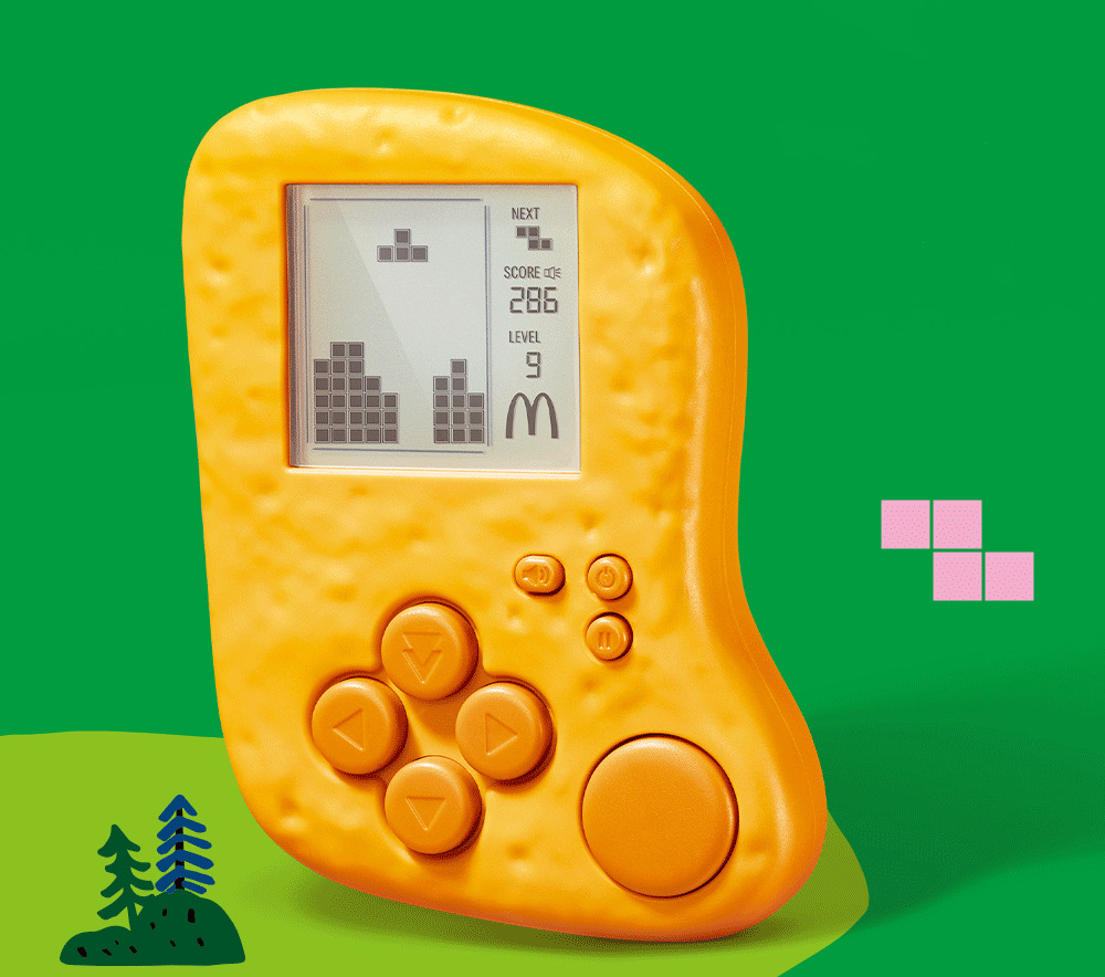 McDonald's et Tetris lancent une console en forme d'un produit emblématique  du fast food : découvrez lequel !