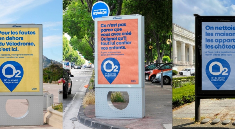 40 affiches pour 40 villes : le leader du service à la personne sort du bois