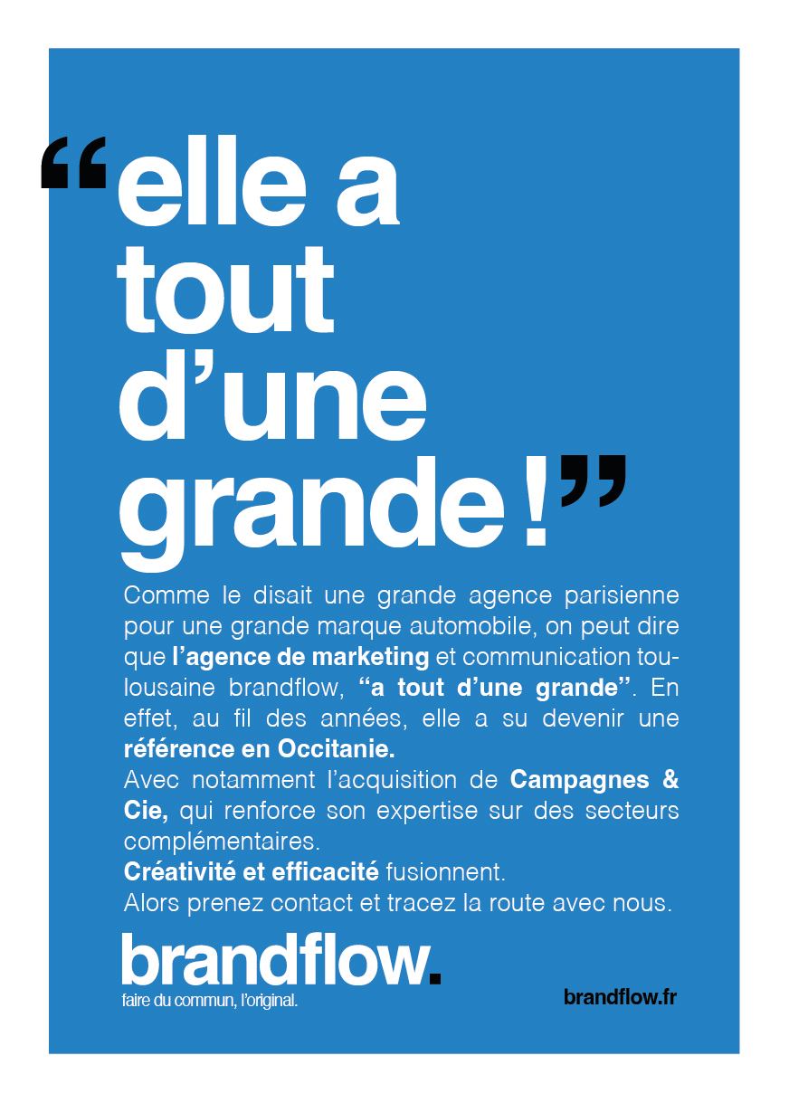 Brandflow Fusionne Avec Campagnes Cie Et Rend Hommage Aux Plus Grands Brandflow Fusionne Avec Campagnes Cie Et Rend Hommage Aux Plus Grands