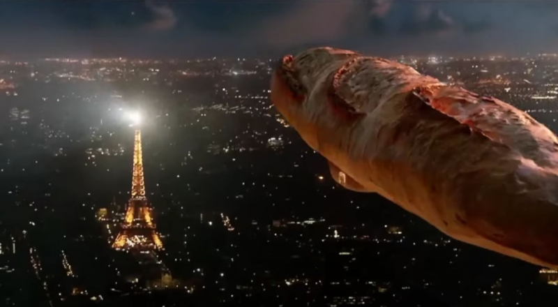 Une baguette géante dans le ciel de Paris : voici comme les Américains voient les JO 2024
