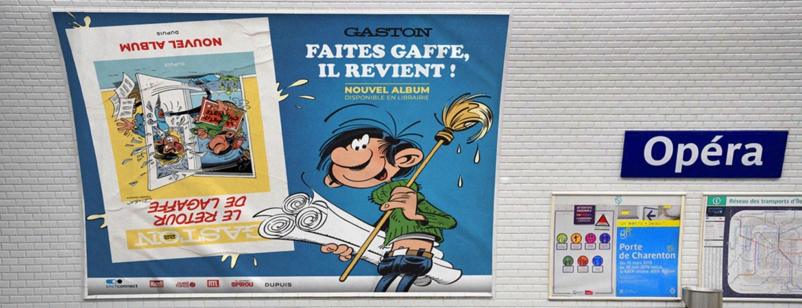 Gaston Lagaffe Est De Retour Avec Une Campagne De Pub Rat E La