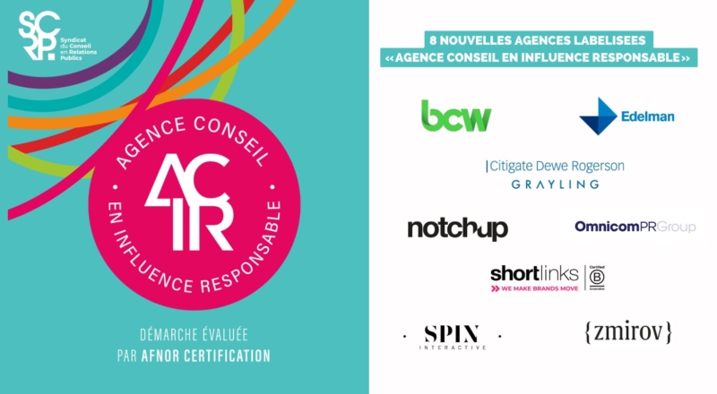 Influence responsable : 8 nouvelles agences labelisées