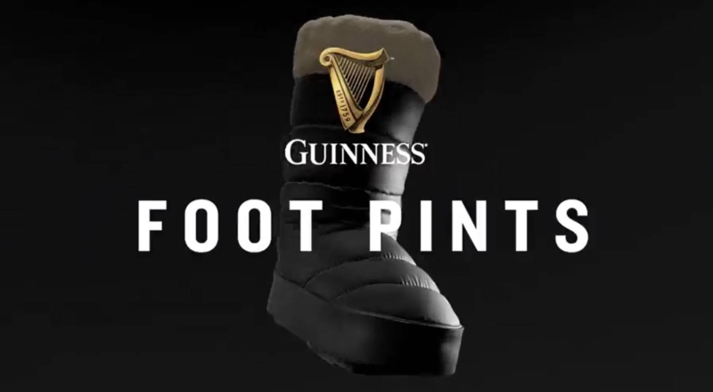 Les bottes de Guinness pour les amateurs de bières en hiver 