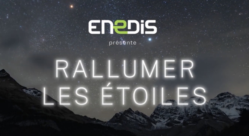 Enedis éteint la lumière pour mieux contempler le ciel 