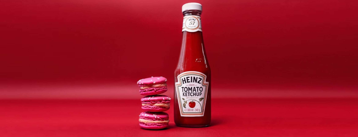 Les Macarons Au Ketchup De Heinz Et Fauchon Pour La Saint Valentin La