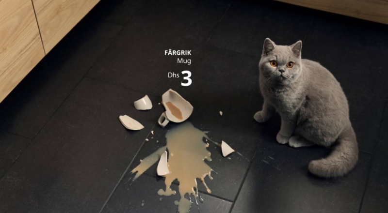 Votre chat détruit tout chez vous ? IKEA rassure avec humour