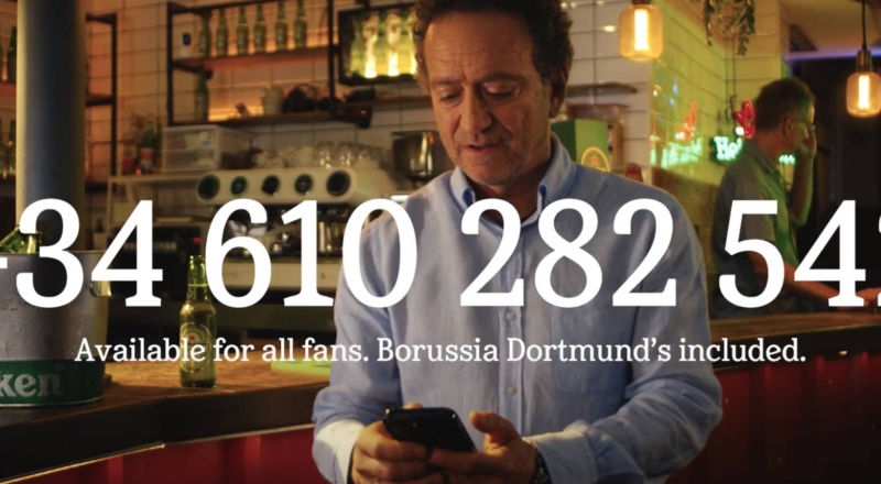 Le Real Madrid marque à chaque fois que ce supporter appelle sa femme