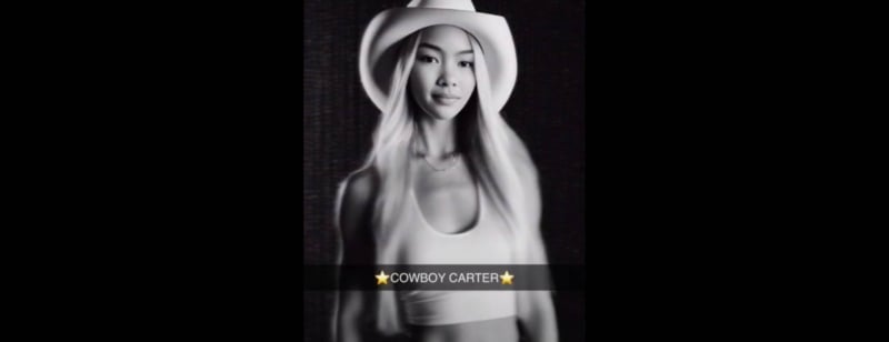 Beyoncé fait la promotion de Cowboy Carter sur Snapchat