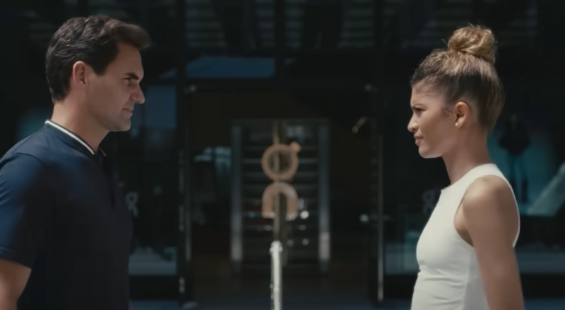 Zendaya défie Roger Federer pour la marque On