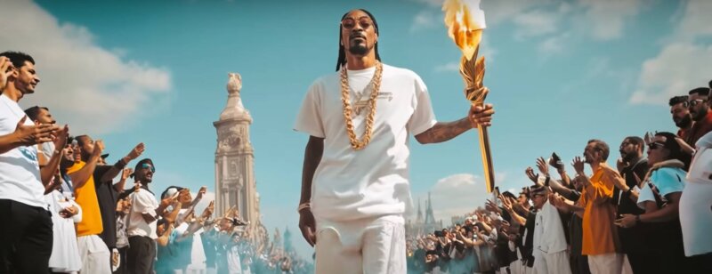 Snoop Dogg porte la flamme de l’IA dans son dernier clip