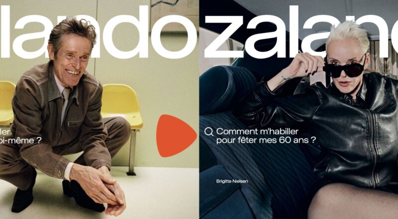 La nouvelle identité de Zalando avec Willem Dafoe, Brigitte Nielsen et Luka Sabbat