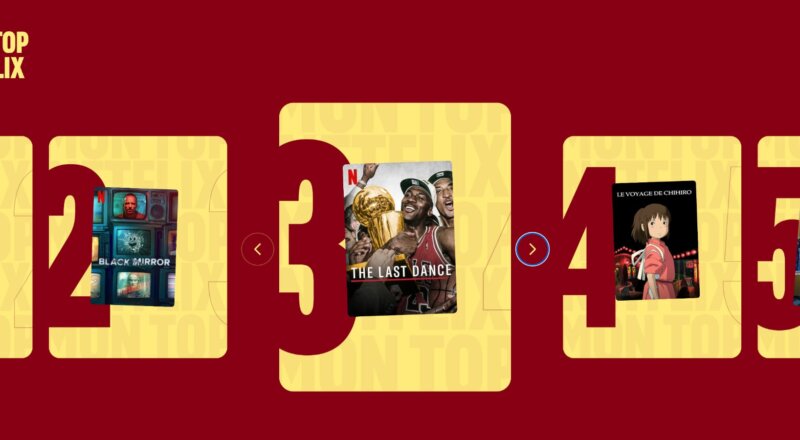 Créez votre Top 10 Netflix pour les 10 ans de la plateforme en France