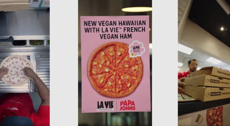 La Vie teste vos goûts avec sa pizza Hawaïenne vegan