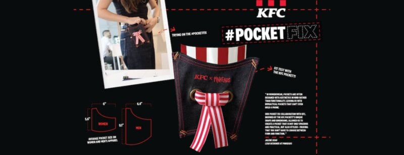 KFC règle (enfin) le problème des poches trop petites des femmes !