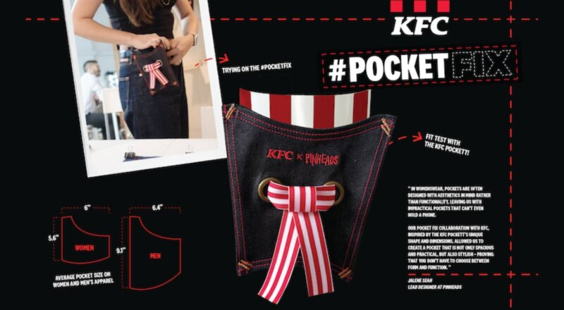 KFC règle (enfin) le problème des poches trop petites des femmes !