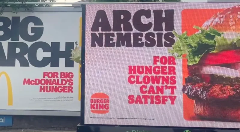 McDonald’s lance un burger, Burger King lance une pique