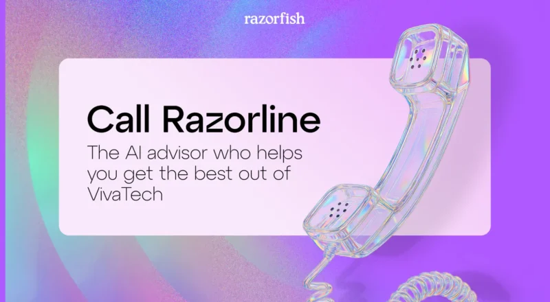 Razorfish lance Razorline, la première hotline IA de Viva Tech