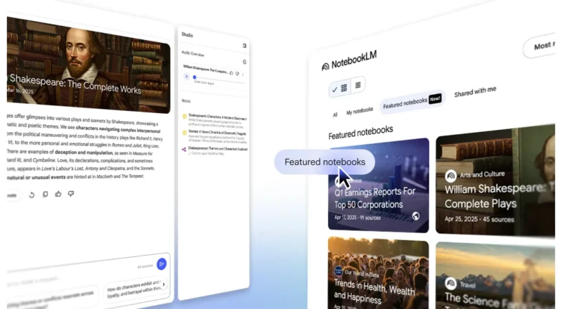 NotebookLM : Google propose des carnets thématiques pour mieux explorer l’IA