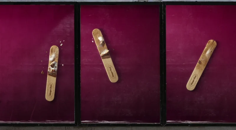 Häagen-Dazs prouve qu&rsquo;un bâtonnet vide ravive l&rsquo;envie de glace
