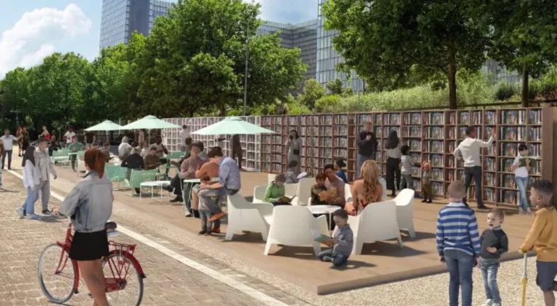 IKEA transforme Paris en bibliothèque à ciel ouvert