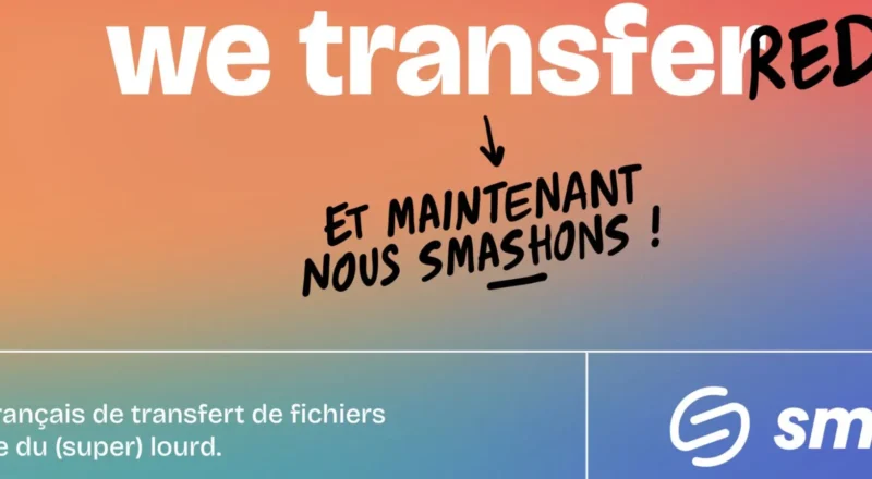 Smash tacle WeTransfer dans une campagne engagée