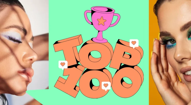 Le Top 100 des marques beauté sur Instagram et TikTok