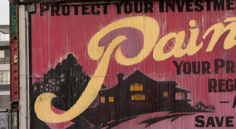 Le charmant retour de la publicité peinte