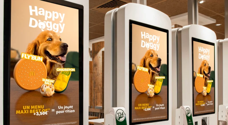 Musique de la pub McDonald’s jouets pour chiens 2025
