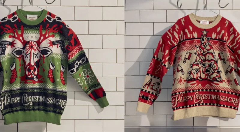 Peta dévoile de drôles de pulls de Noël